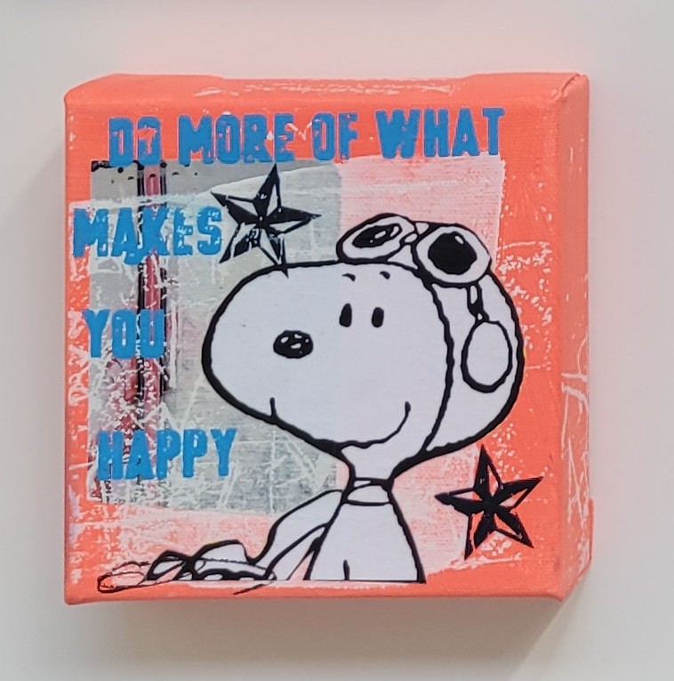Anna Flores: Little Icon Snoopy (Die Peanuts) - Do more of what makes you happy