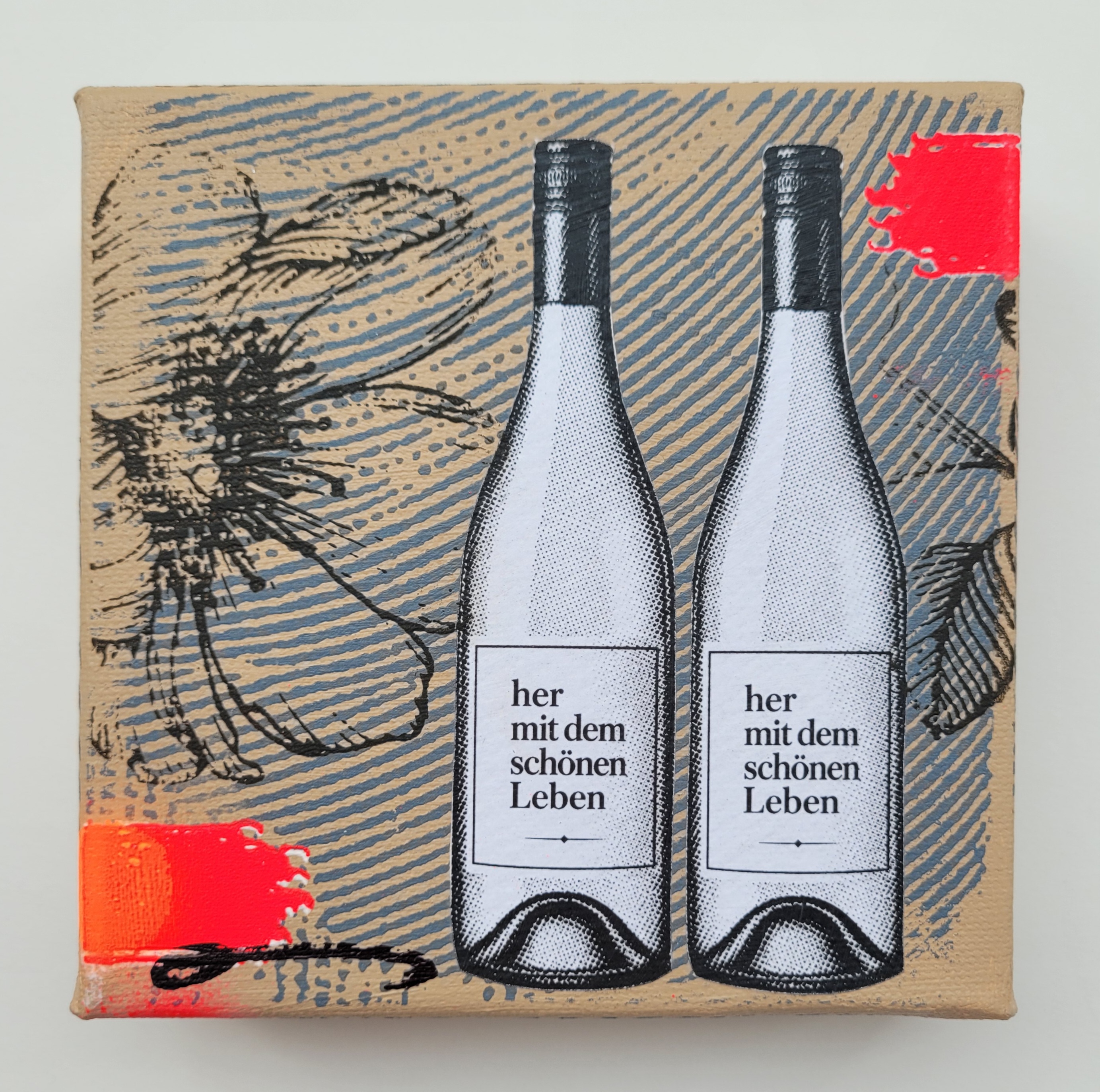 Anna Flores: Little Icons - Weinflaschen