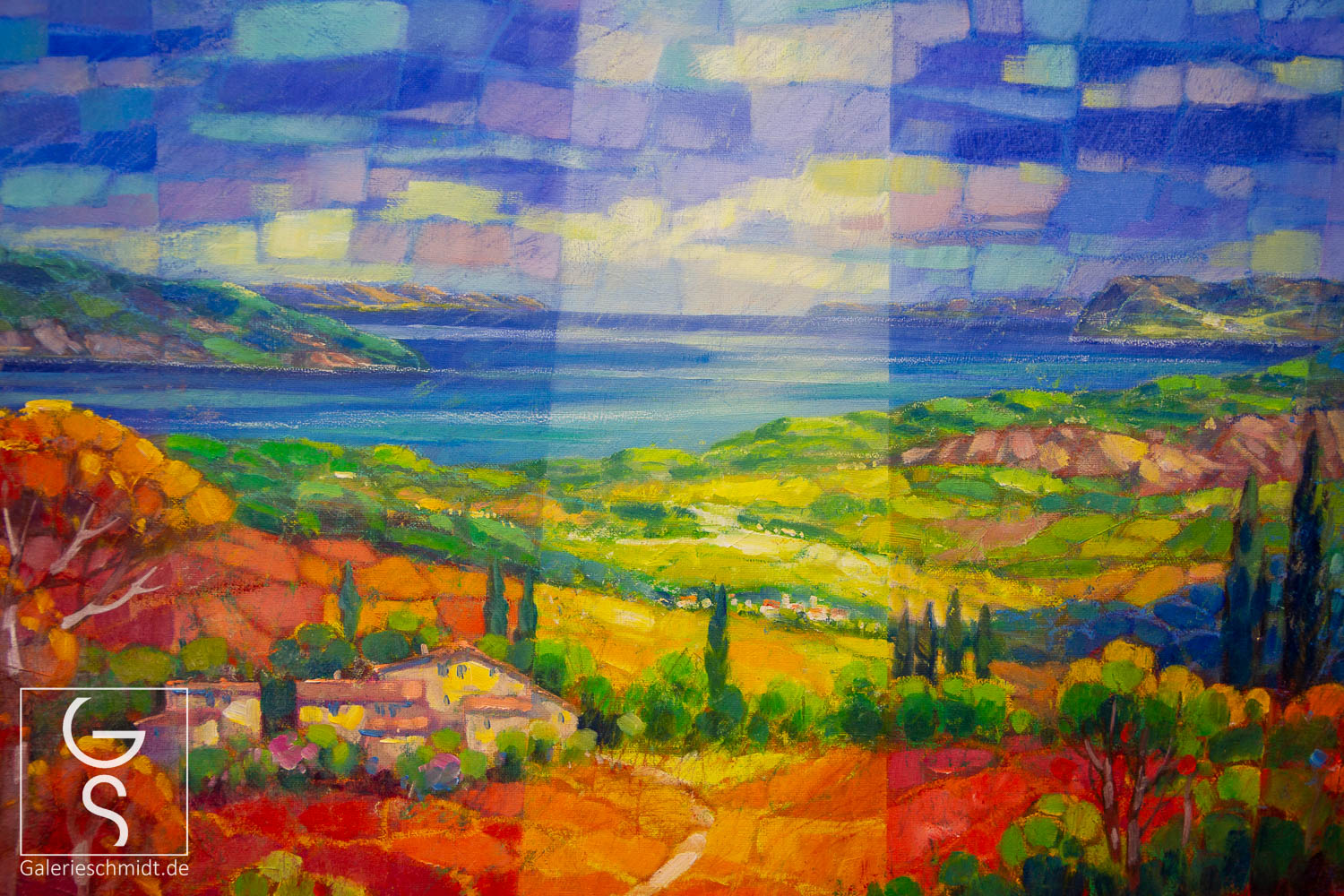 Leuchtende Mediterrane Landschaft von Jean-Claude Picard Leuchtende Mediterrane Landschaft von Jean-Claude Picard