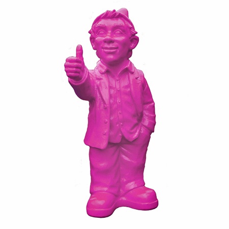 Zwerg Optimist pink von Ottmar Hörl Zwerg Optimist pink von Ottmar Hörl