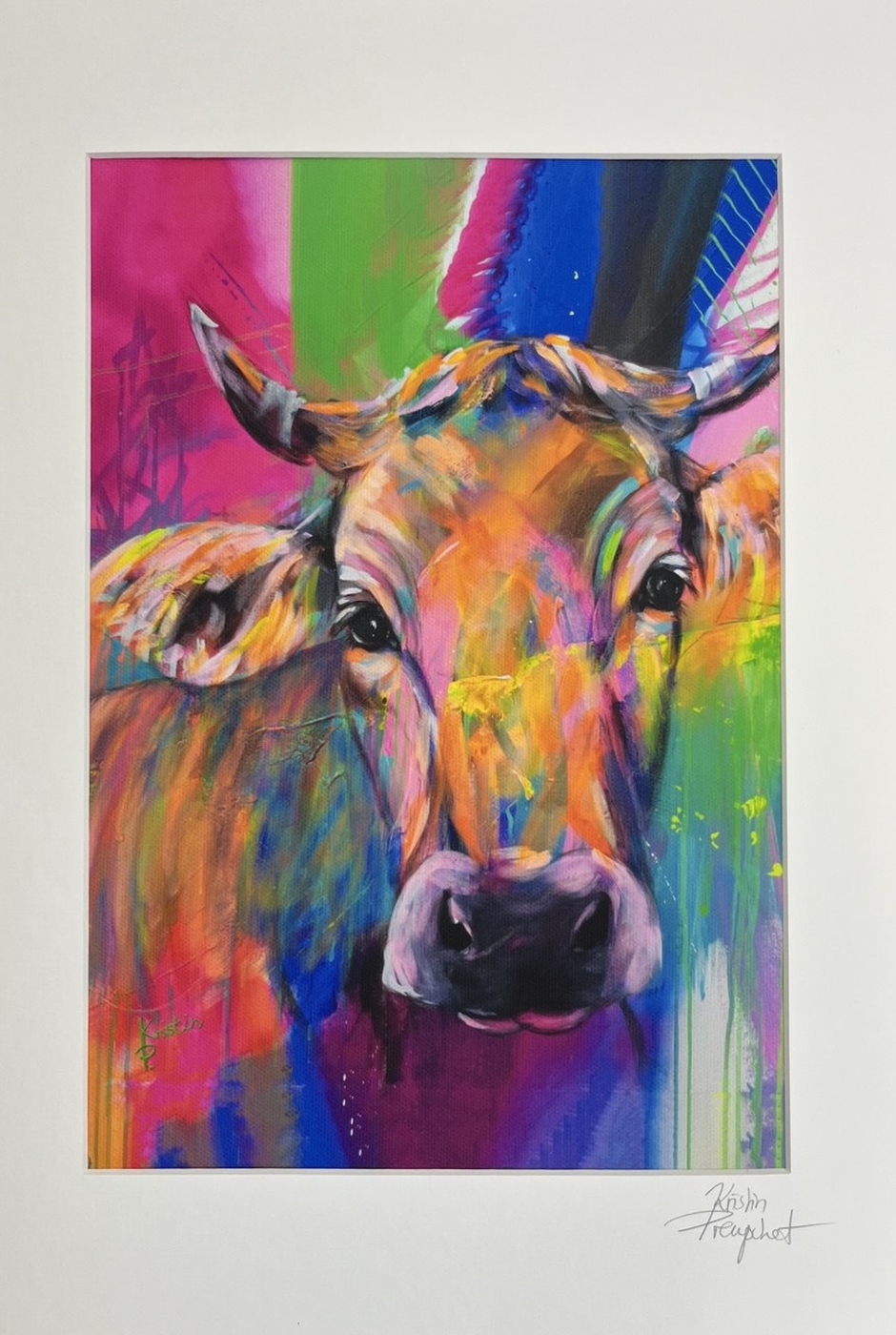 "Kuh Vaca Greta" von Kristin Preugschat