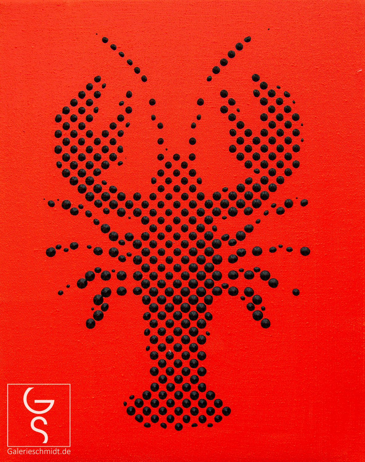 Roter Punkt Hummer Neon Hummer von Katzenberger