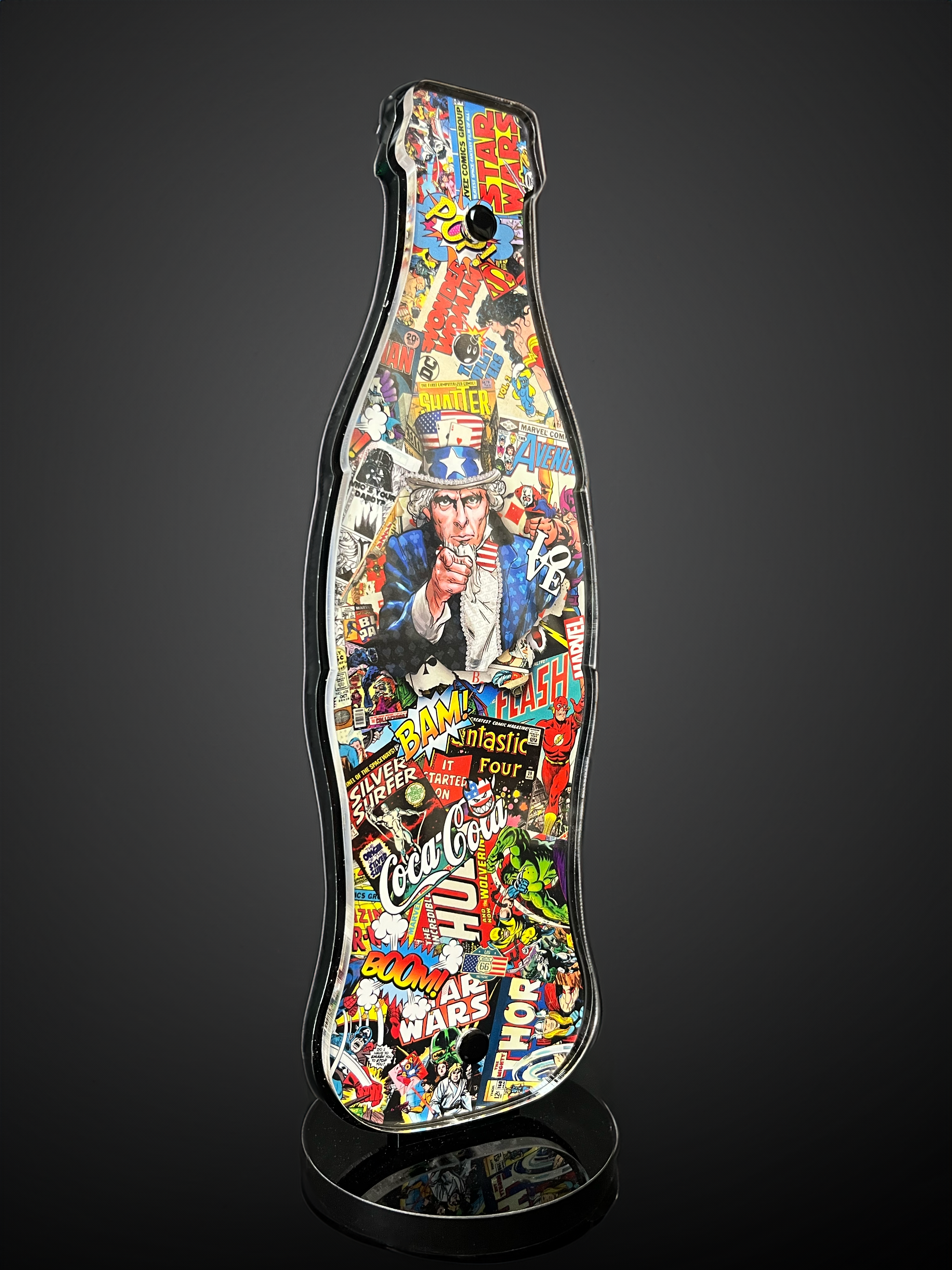 Hommage an Coca Cola POP ART von Michael Daniels