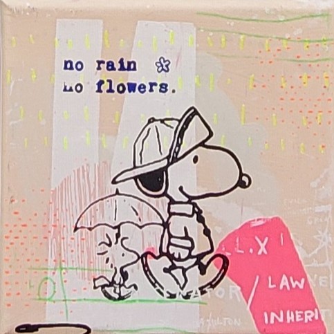 Anna Flores: Little Icon Snoopy - no rain no flowers