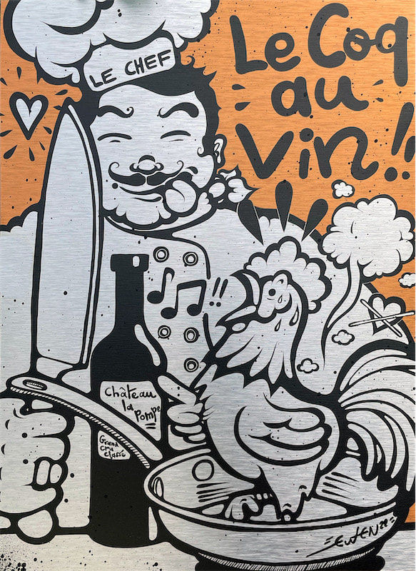 Le coq au vin