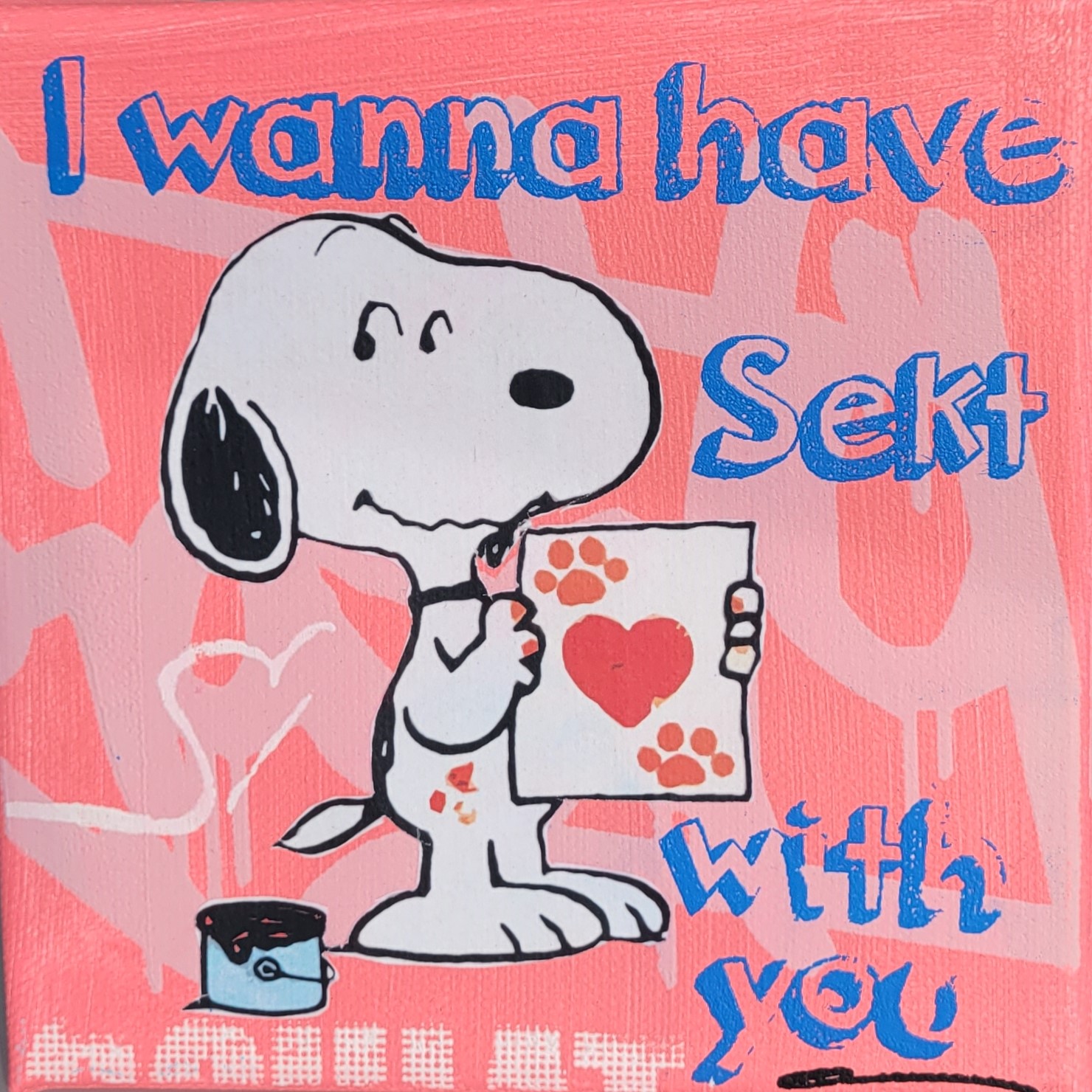 Anna Flores: Little Icon Snoopy - I wanna have Sekt with you