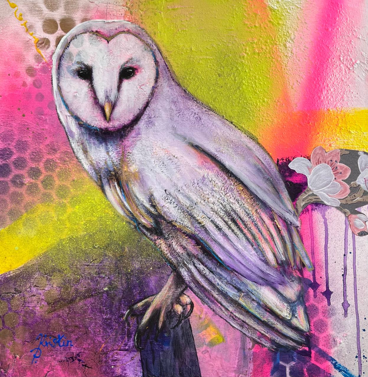"Eule II" von Kristin Preugschat