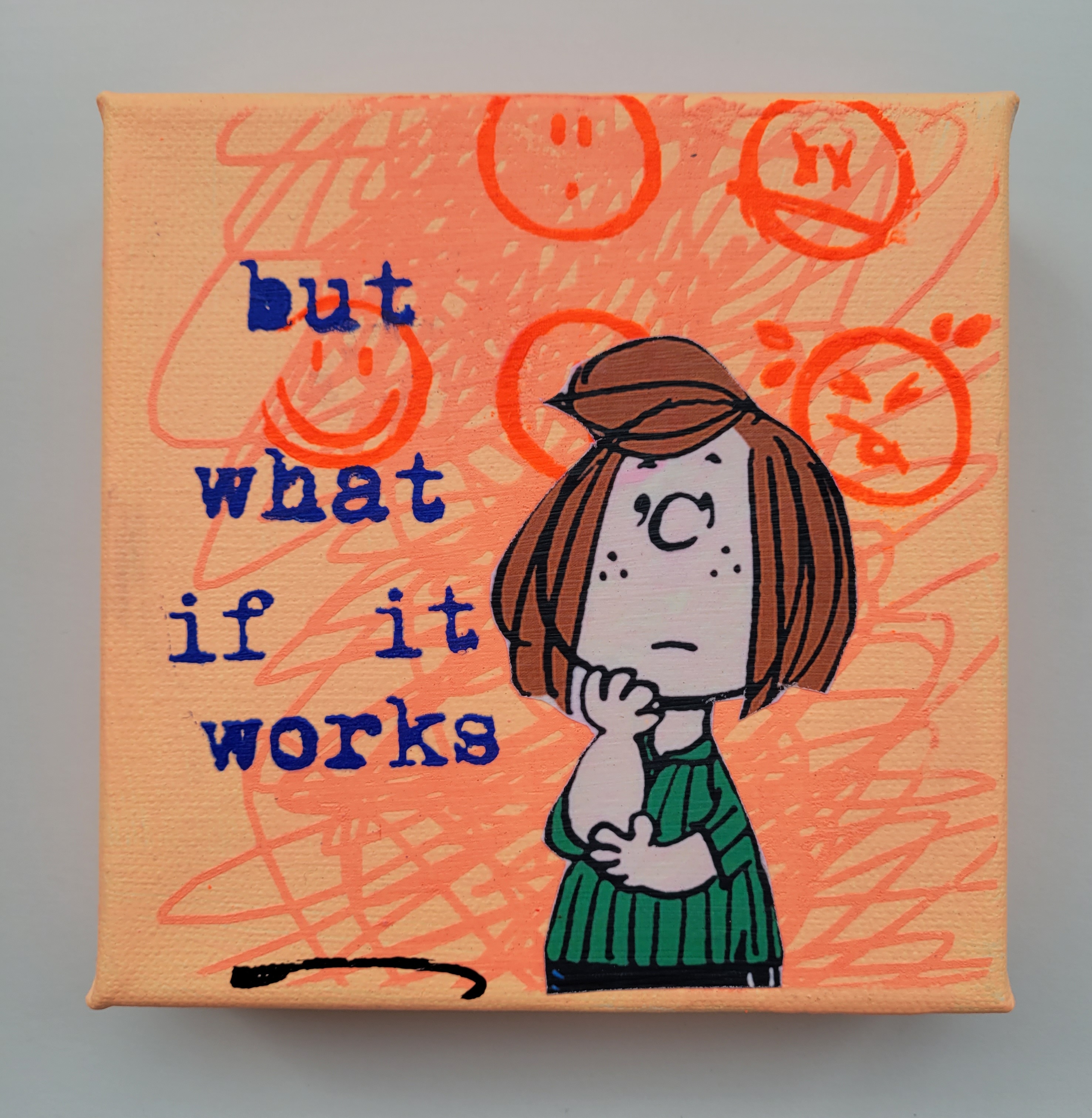 Anna Flores: Little Icon Peanuts - Peppermint Patty But what if it works
