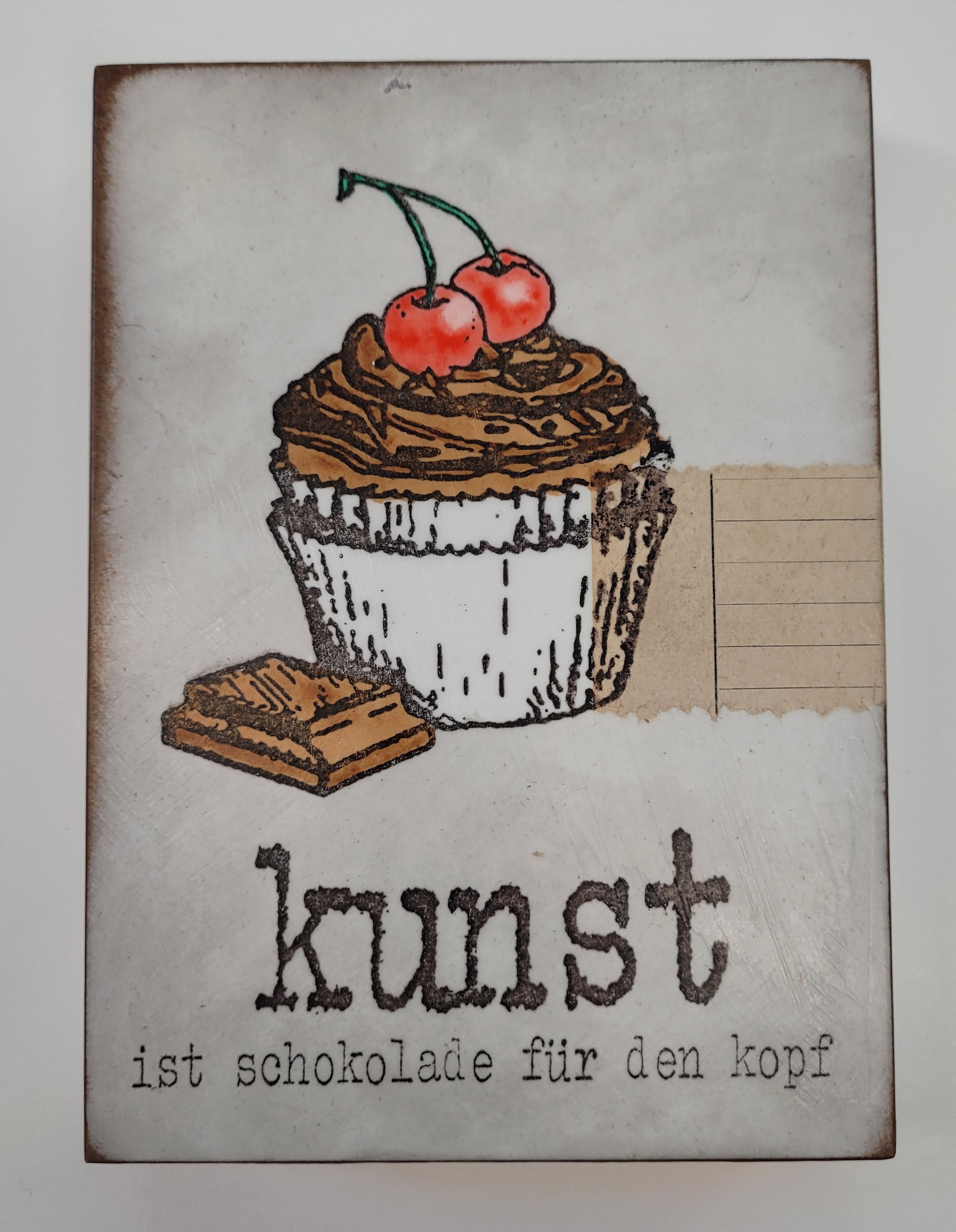 "Kunst ist Schokolade für den Kopf" von Jan M. Petersen