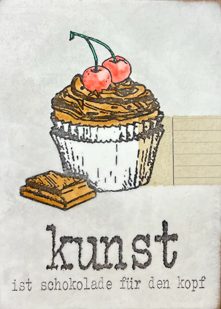 "Kunst ist Schokolade für den Kopf" von Jan M. Petersen
