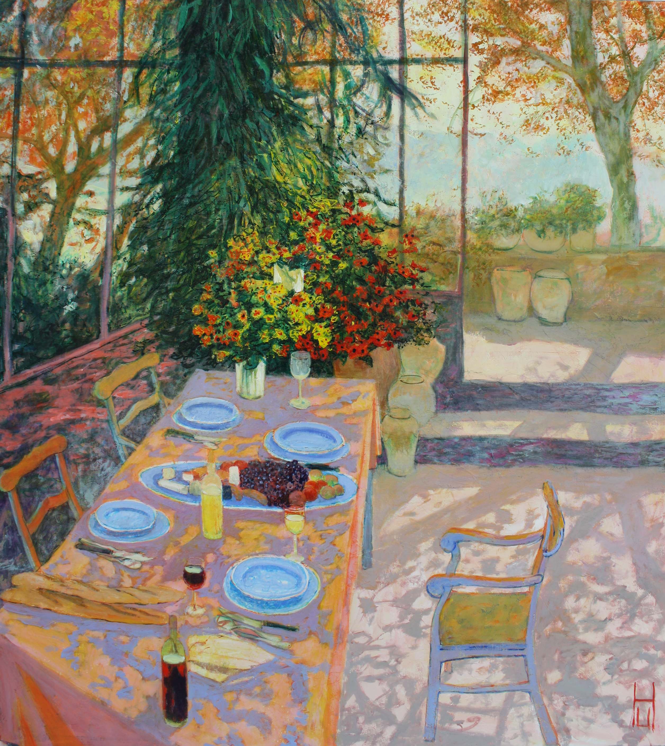 Gedeckter Tisch von Uwe Herbst