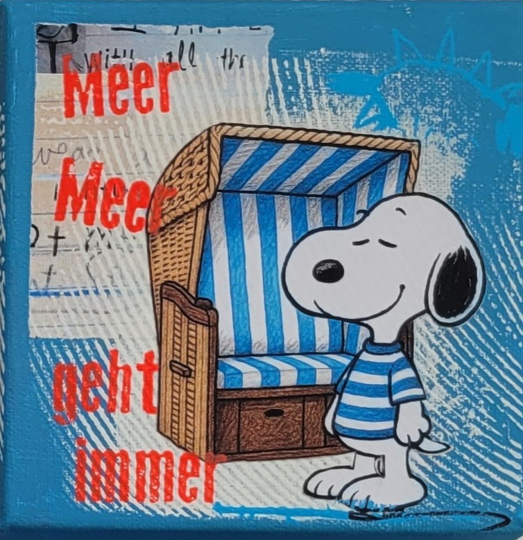 Anna Flores: Little Icon - Snoopy Strandkorb