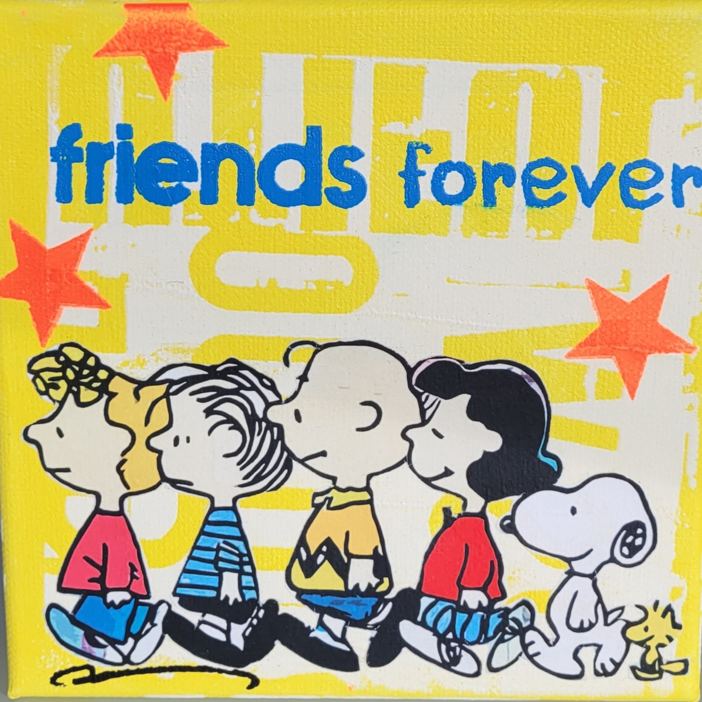 Little Icon von Anna Flores:  Snoopy (Die Peanuts) - Friends forever