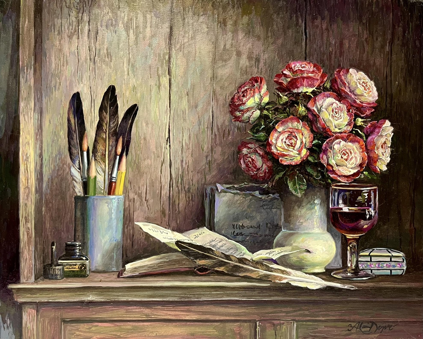 "Blumen Stilleben" von Alain Dupre "Blumen Stilleben" von Alain Dupre