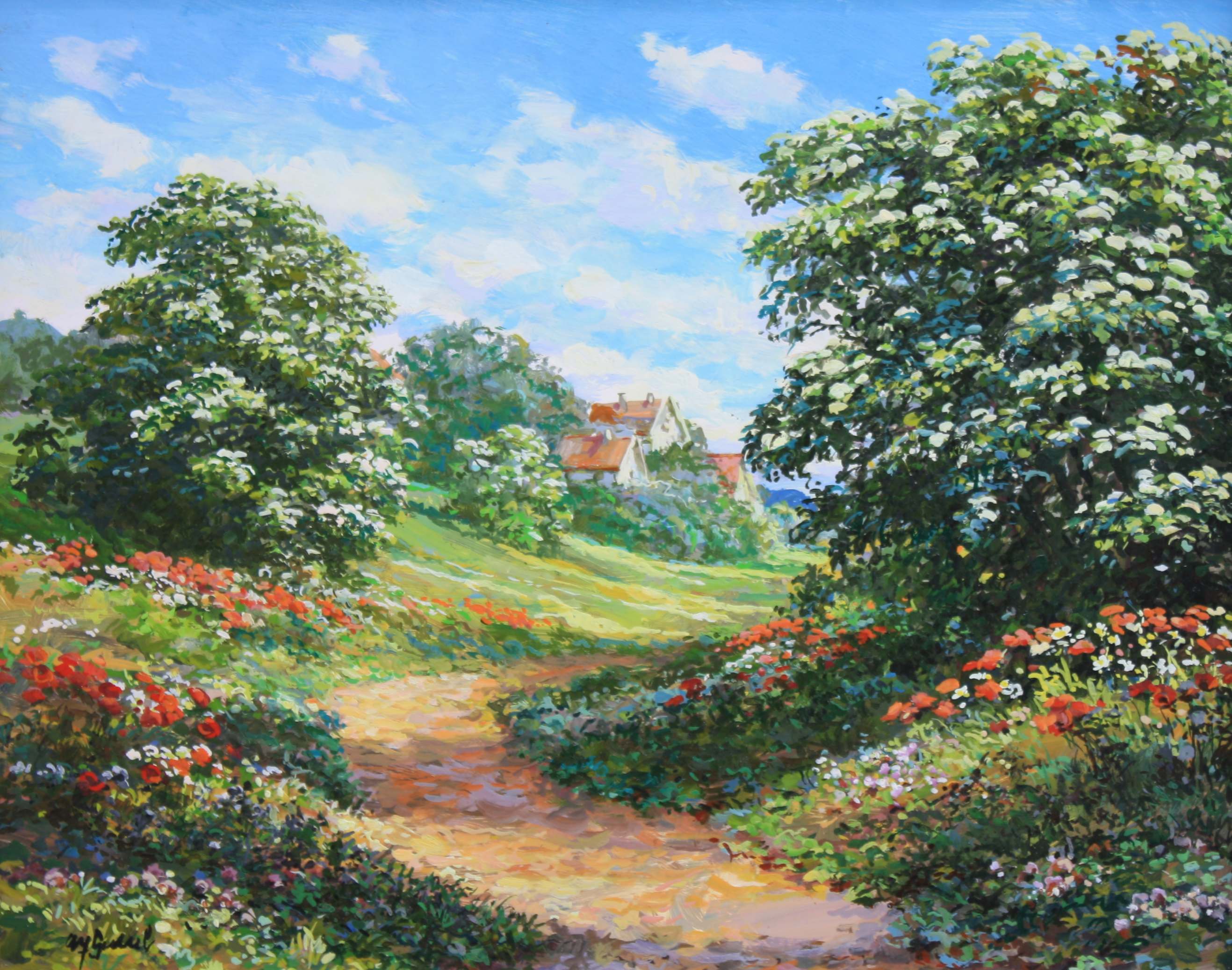 Haus-30x24_02 Haus auf dem Land