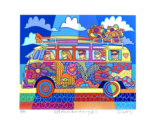 Flower Power Highway von Tim Davies