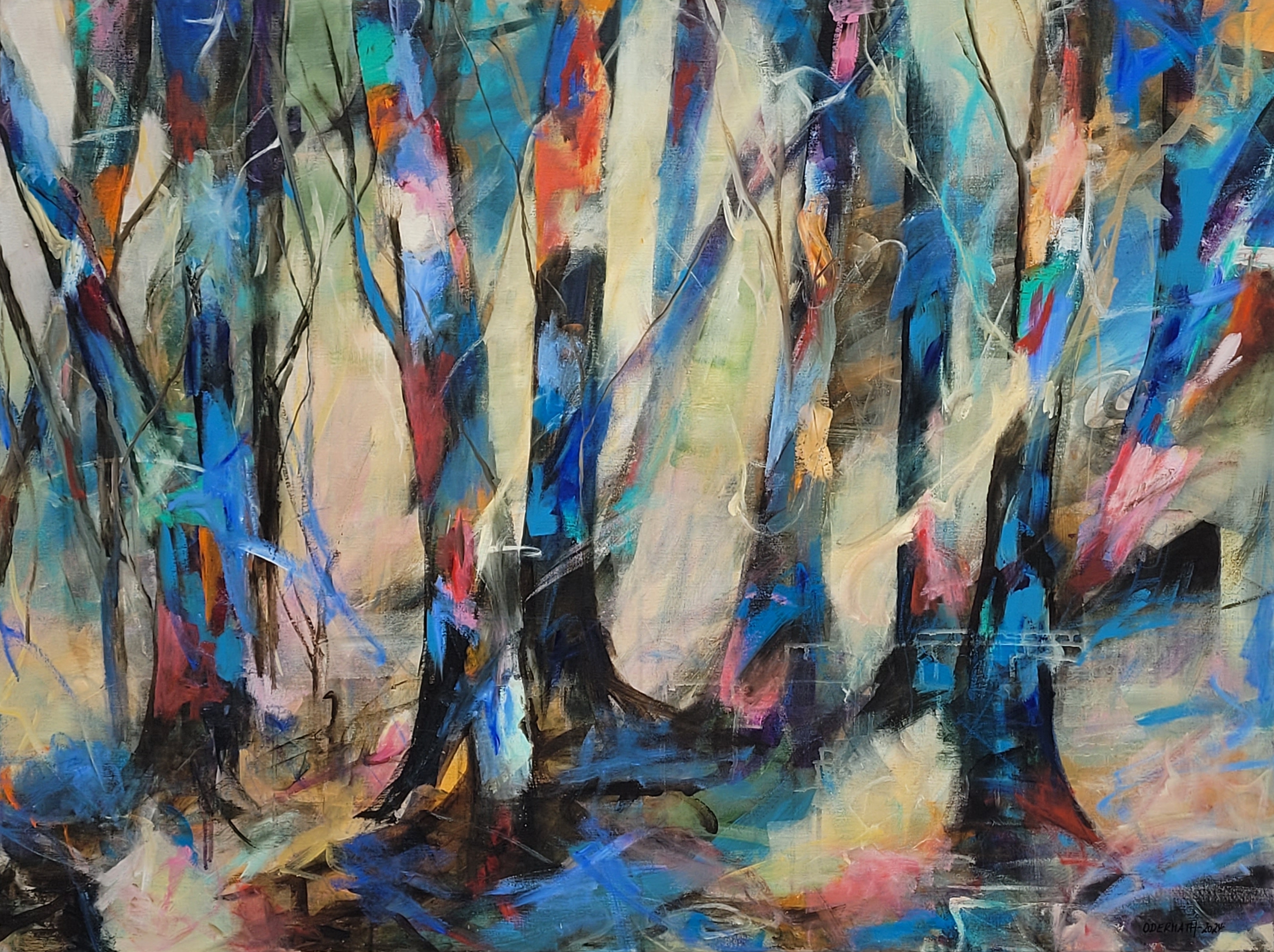 Waldansichten - Ursula Odermath  