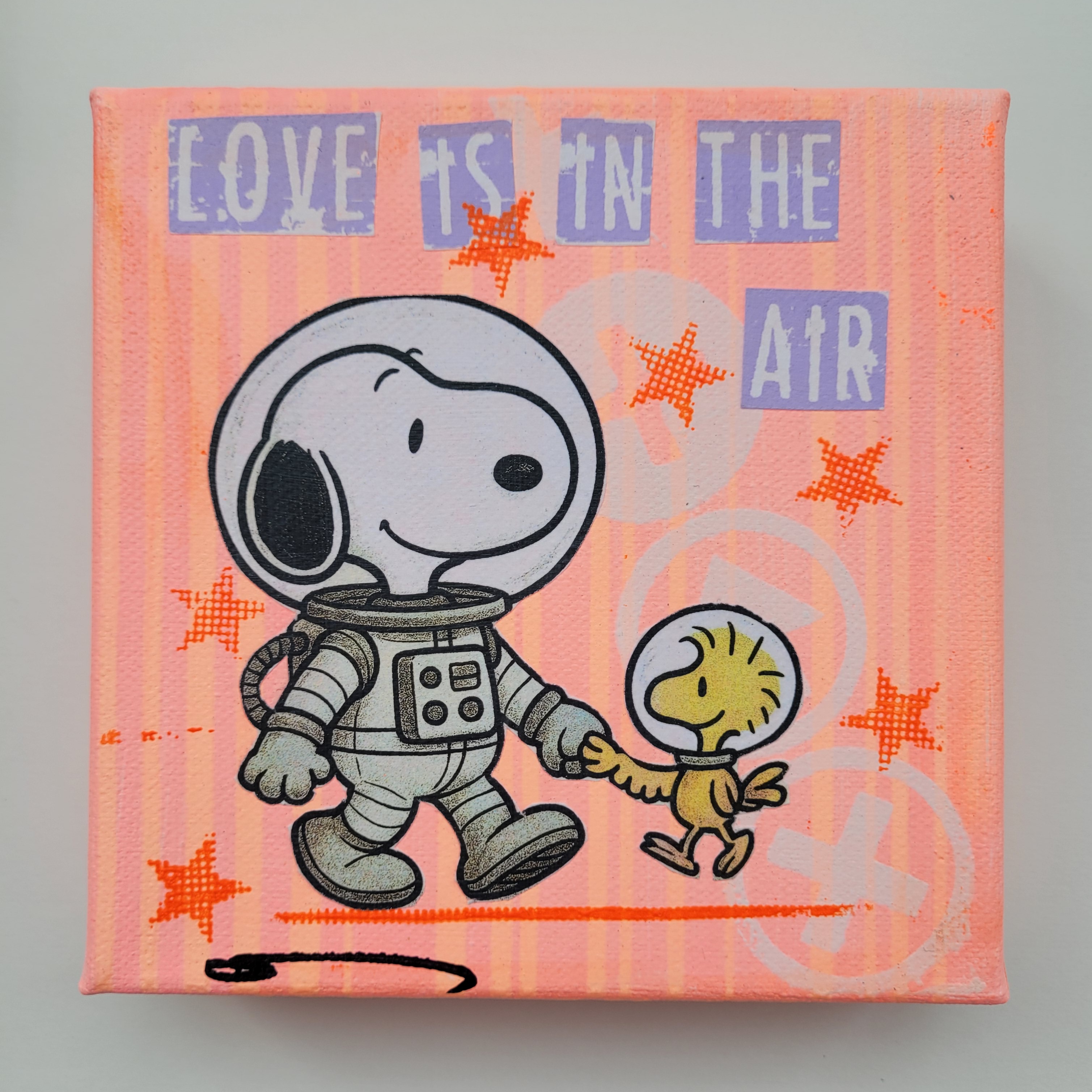 Anna Flores: Little Icon Snoopy und Woodstock - Astronauten