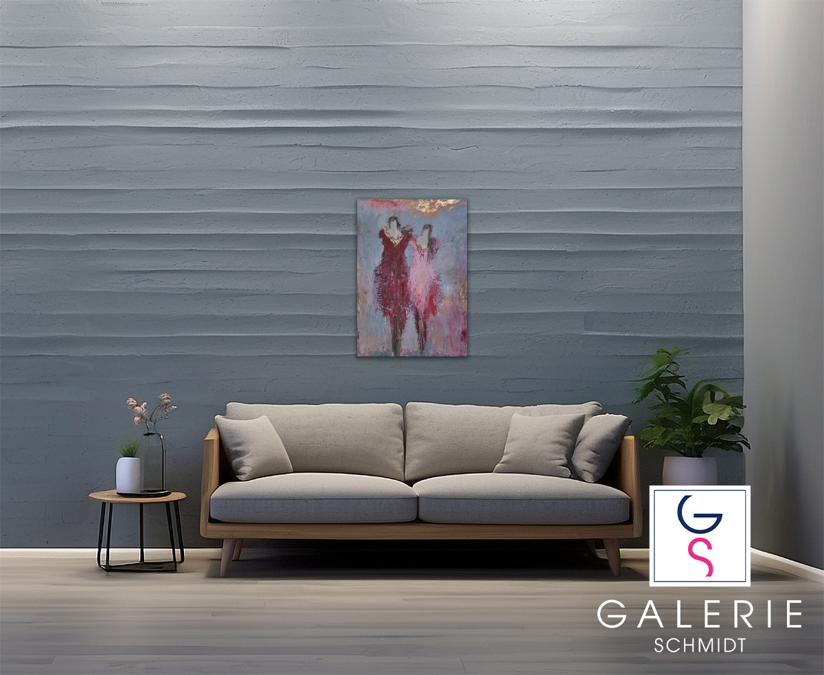 Jog von Manuela Pierburg an der Wand Raumpräsentation Kunstwerk Manuela Pierburg