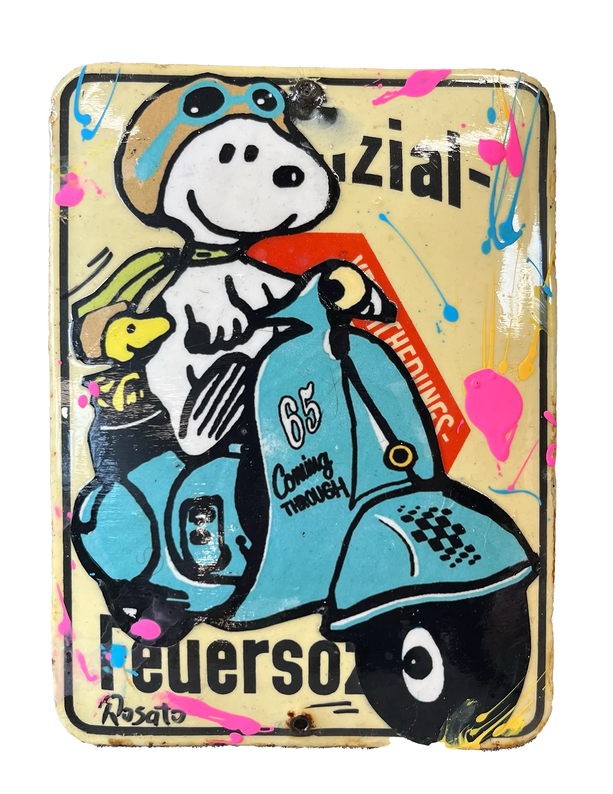 "Snoopy Vespa" von Marisa Rosato