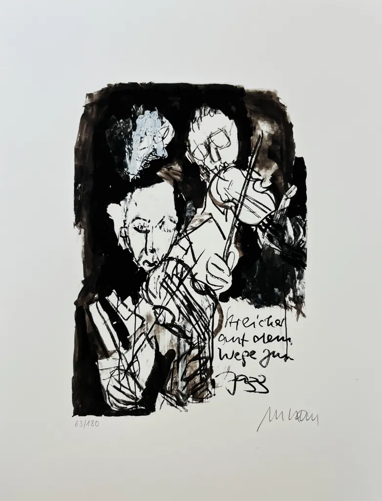 "Streicher auf dem Weg zum Jazz" von Armin Mueller-Stahl "Streicher auf dem Weg zum Jazz" von Armin Mueller-Stahl