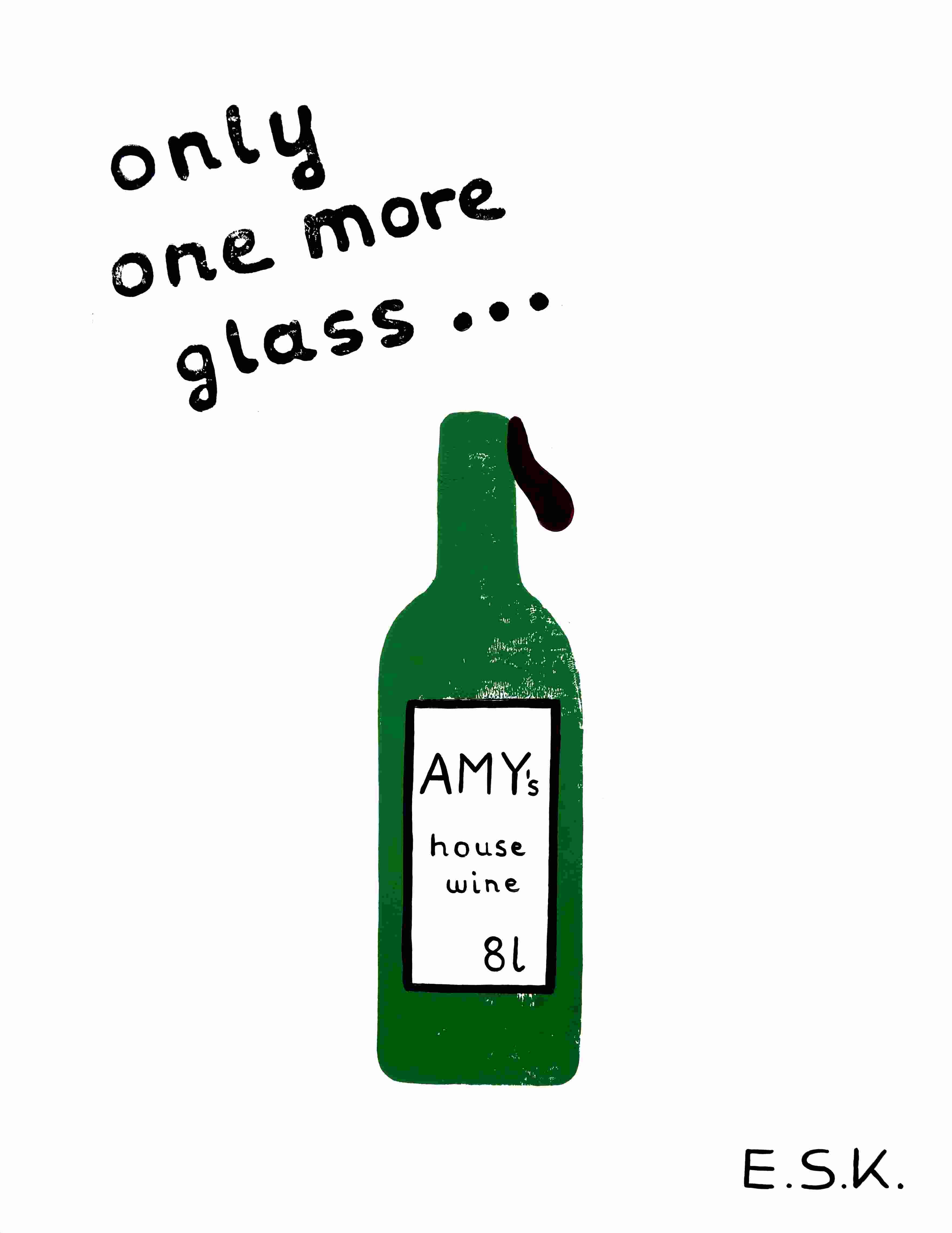 Amy´s house wine