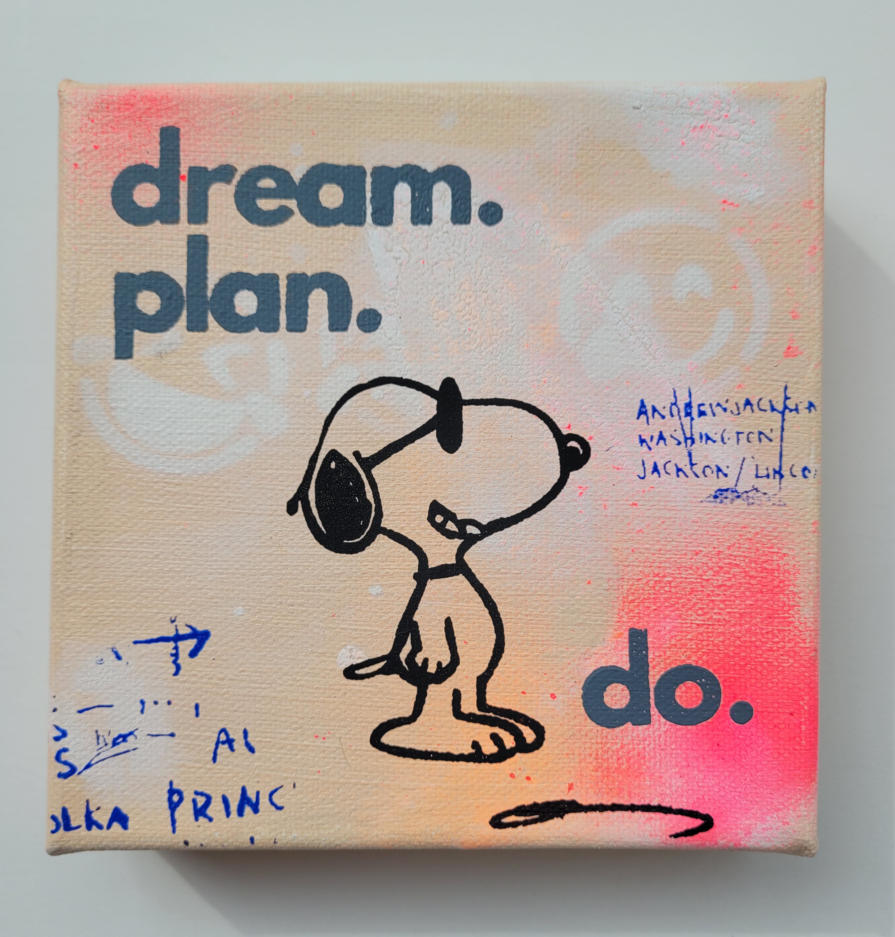 Anna Flores: Little Icon - Snoopy Dream. Plan. Do.