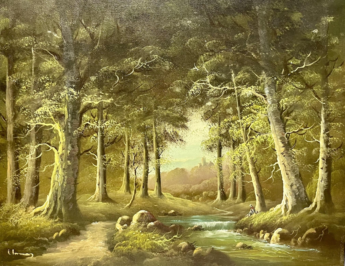 Waldszene von Clemens Waldszene von Clemens