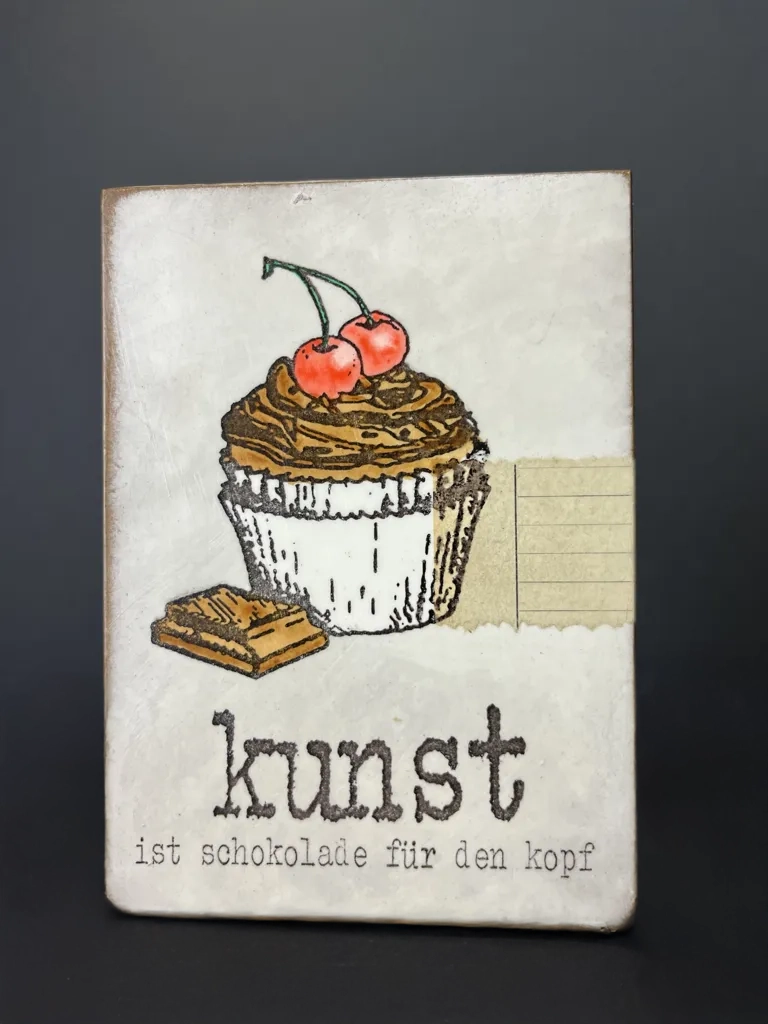 "Kunst ist Schokolade für den Kopf" von Jan M. Petersen