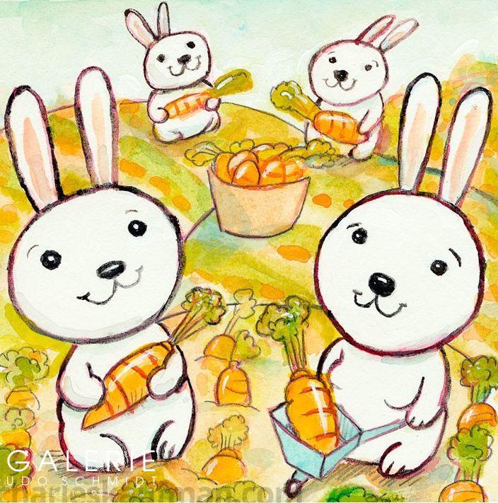 Rabbits in a Carrot Field