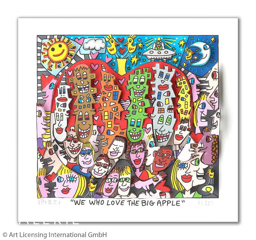 We who love the big apple von James Rizzi