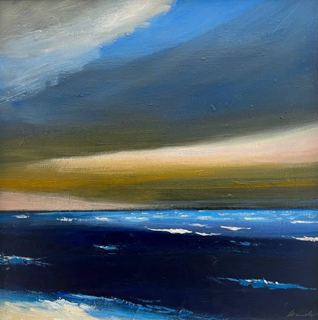 "Nächtliches Meer II" von Leander