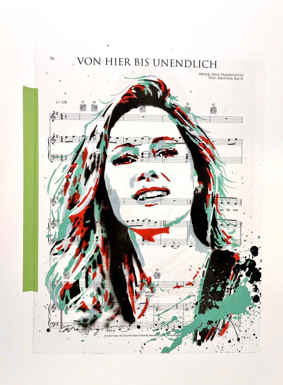 "Helene Fischer - Von hier bis unendlich Pop Art" von Christian Herzog