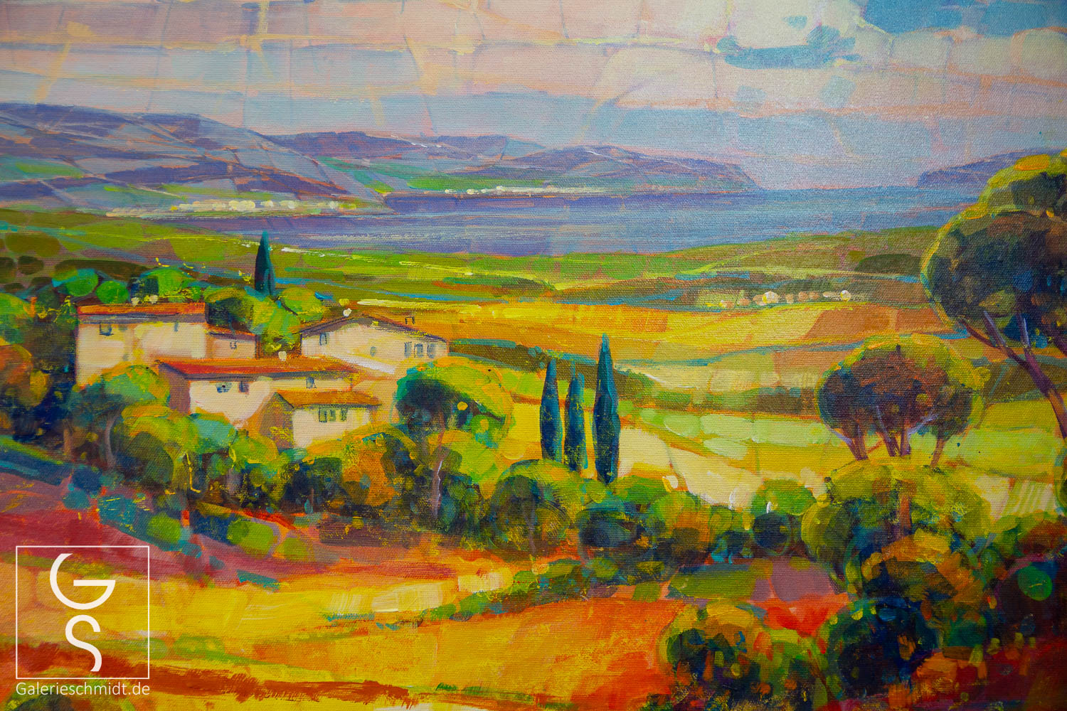 Dorf am Meereshang von Jean-Claude Picard Dorf am Meereshang von Jean-Claude Picard