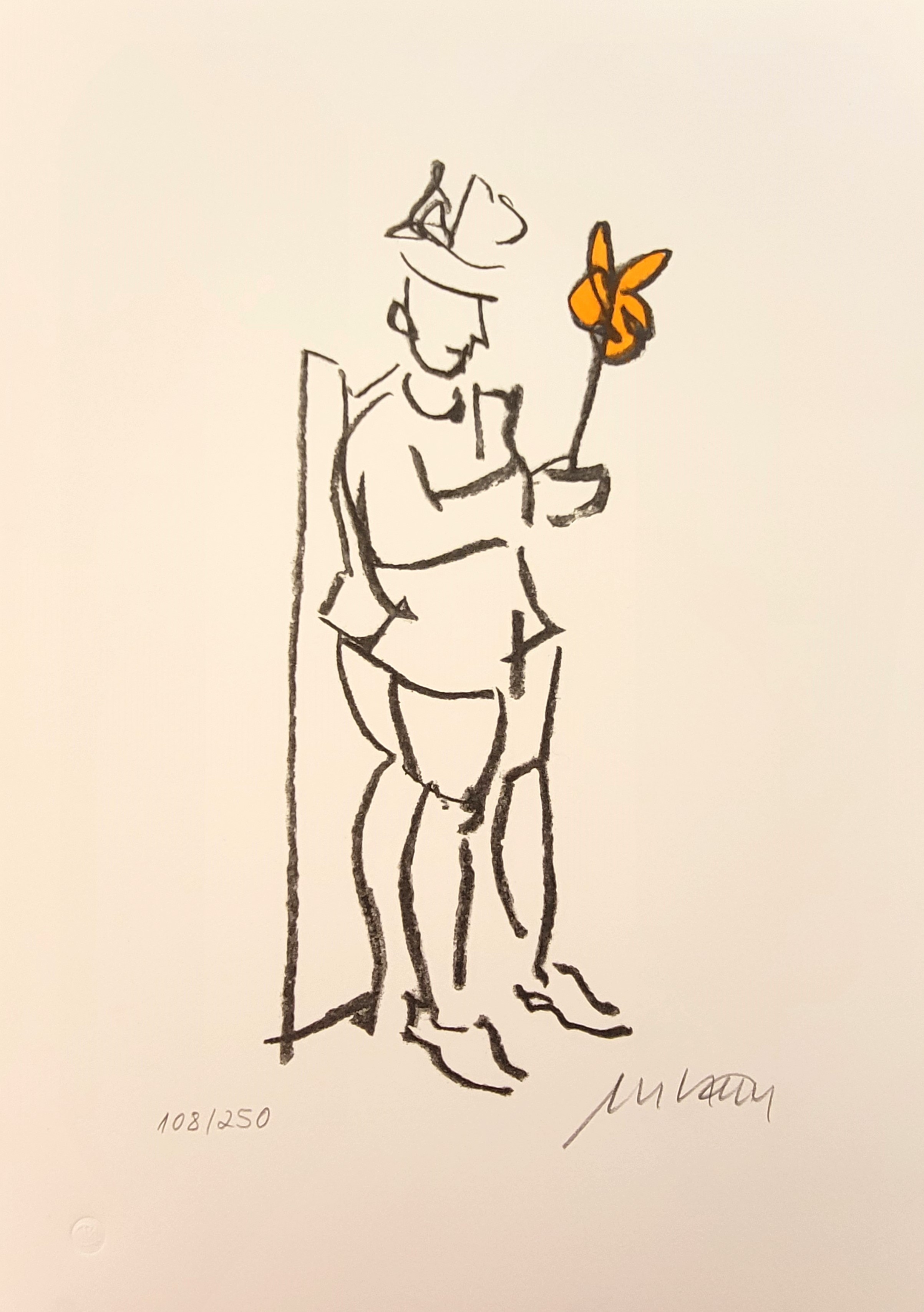 Kompliment (orange) von Armin Mueller-Stahl