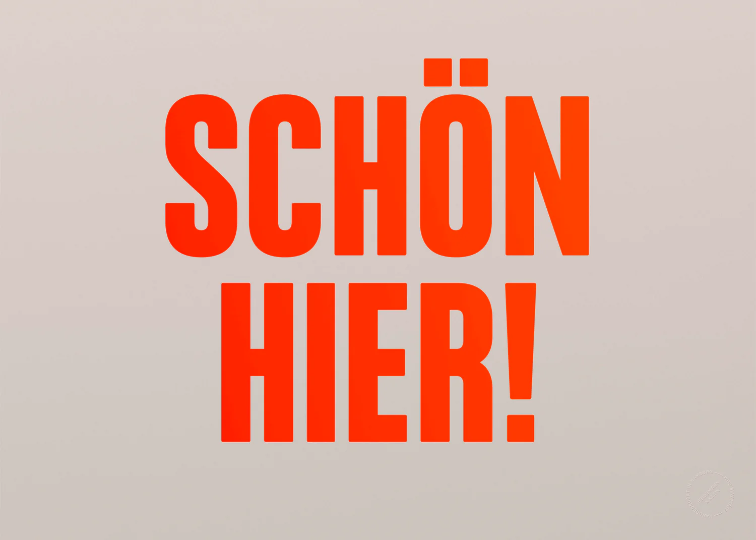 "Schön hier" von Stellavie