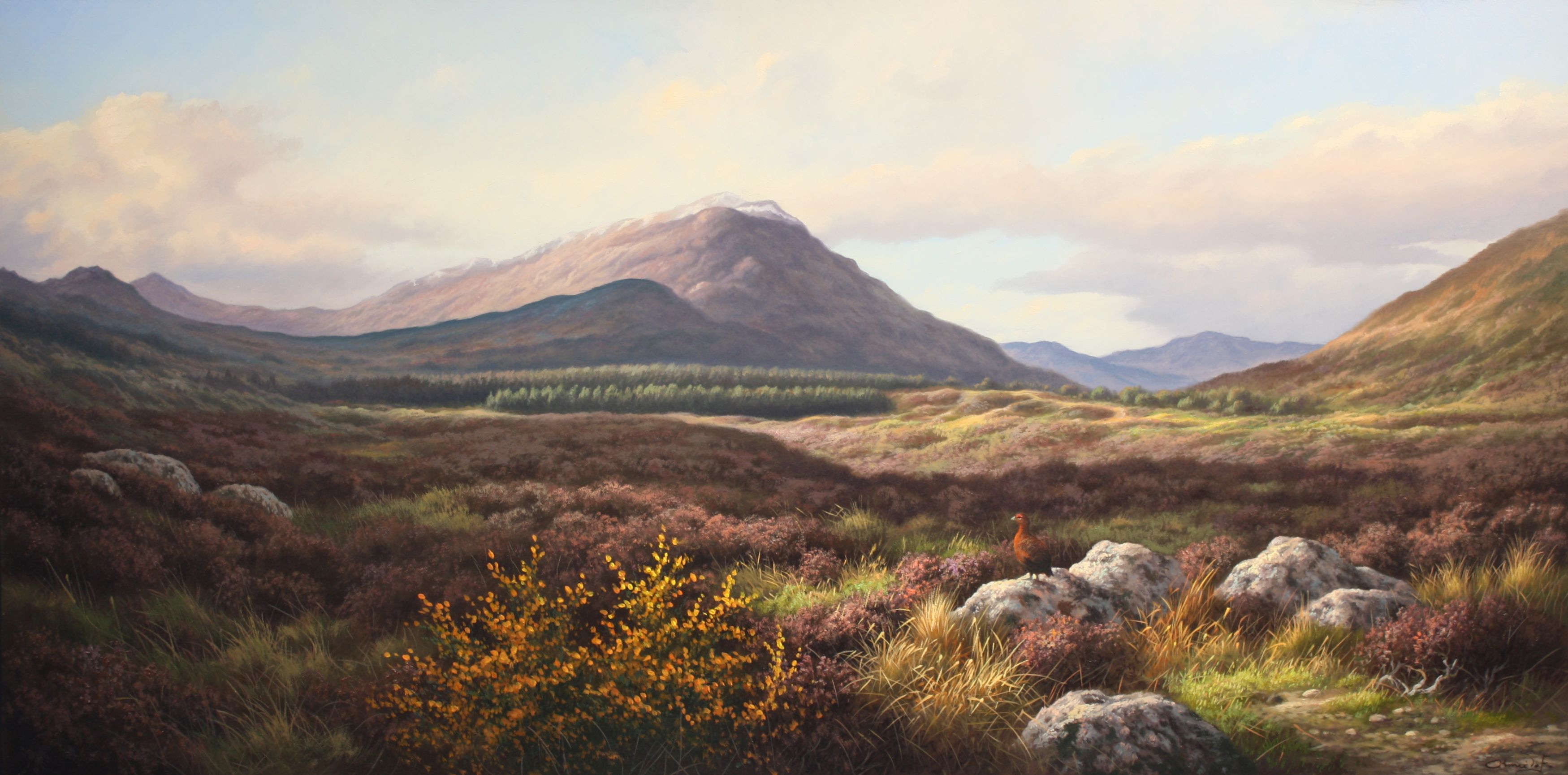 Schottland Schottische Highlands vom Landschaftsmaler Ron Meilof