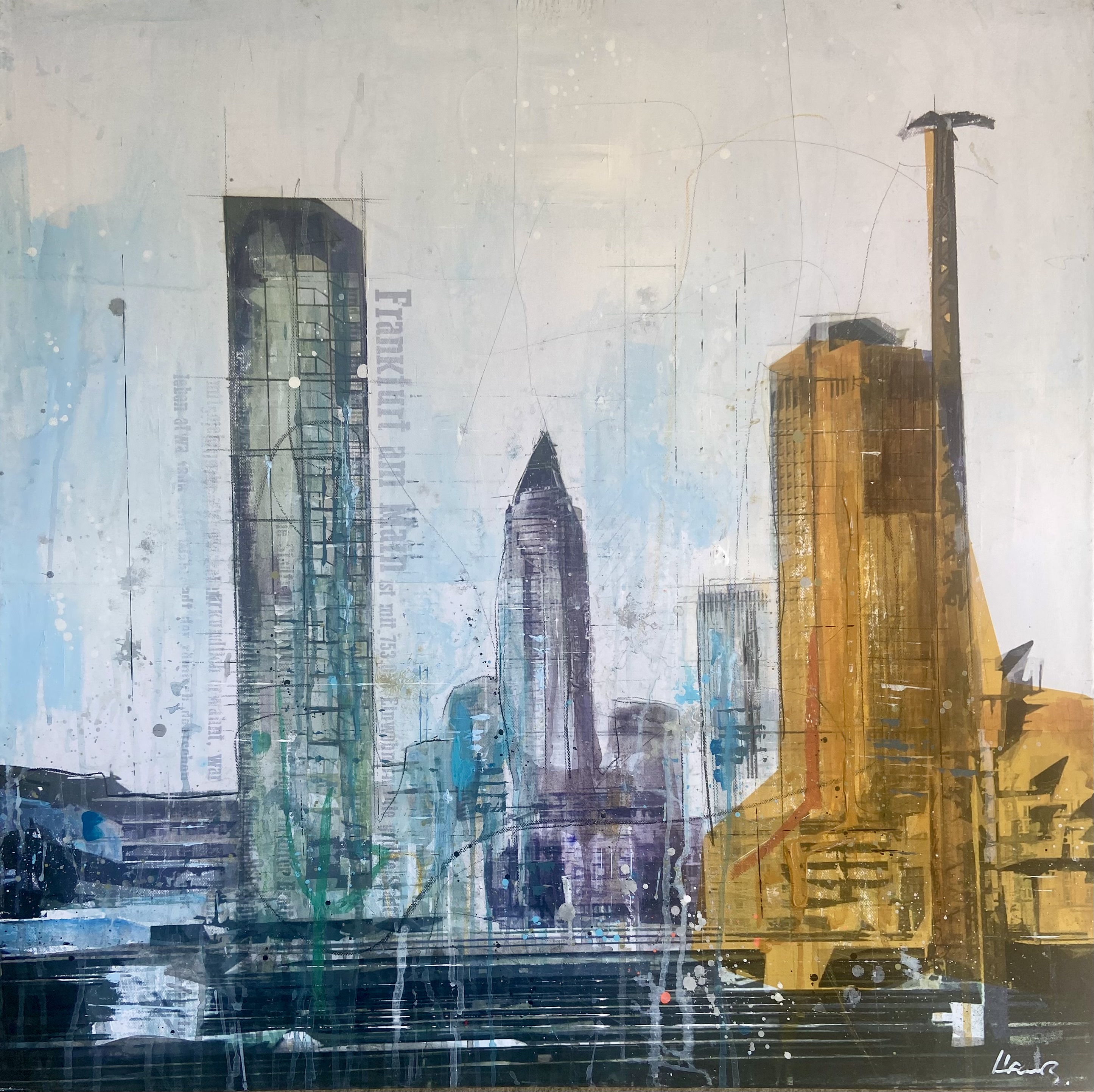 Frankfurt am Main Gemälde von Markus Haub