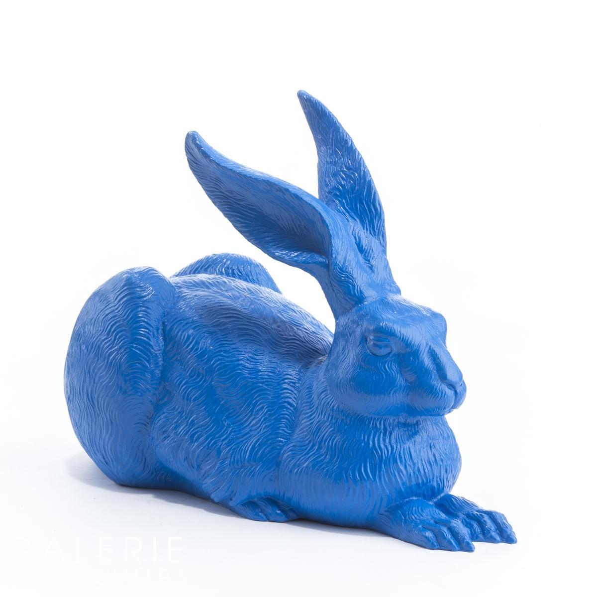 Hase - blau von Ottmar Hörl