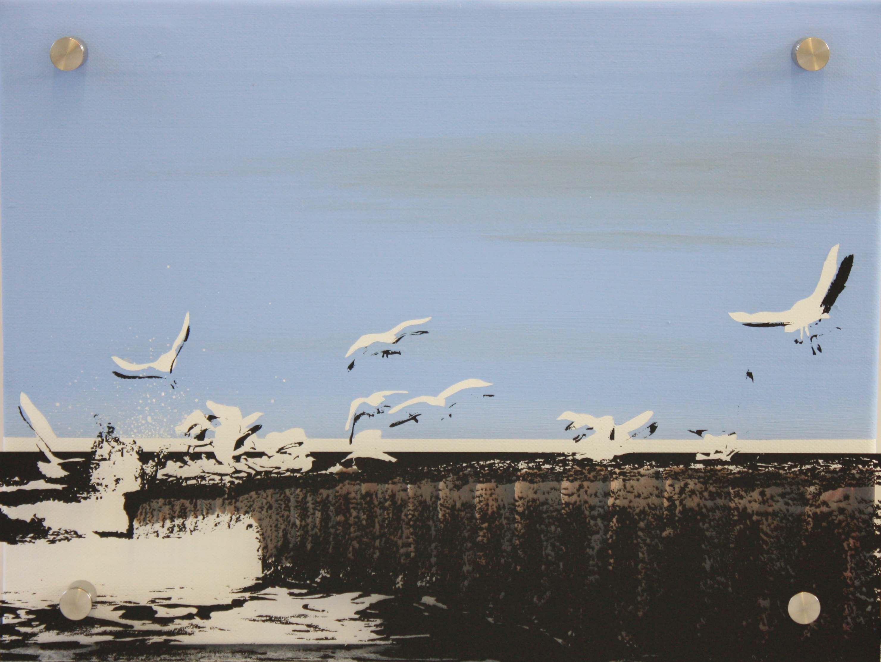 Schattenbild "Möwen" von Frank Haase