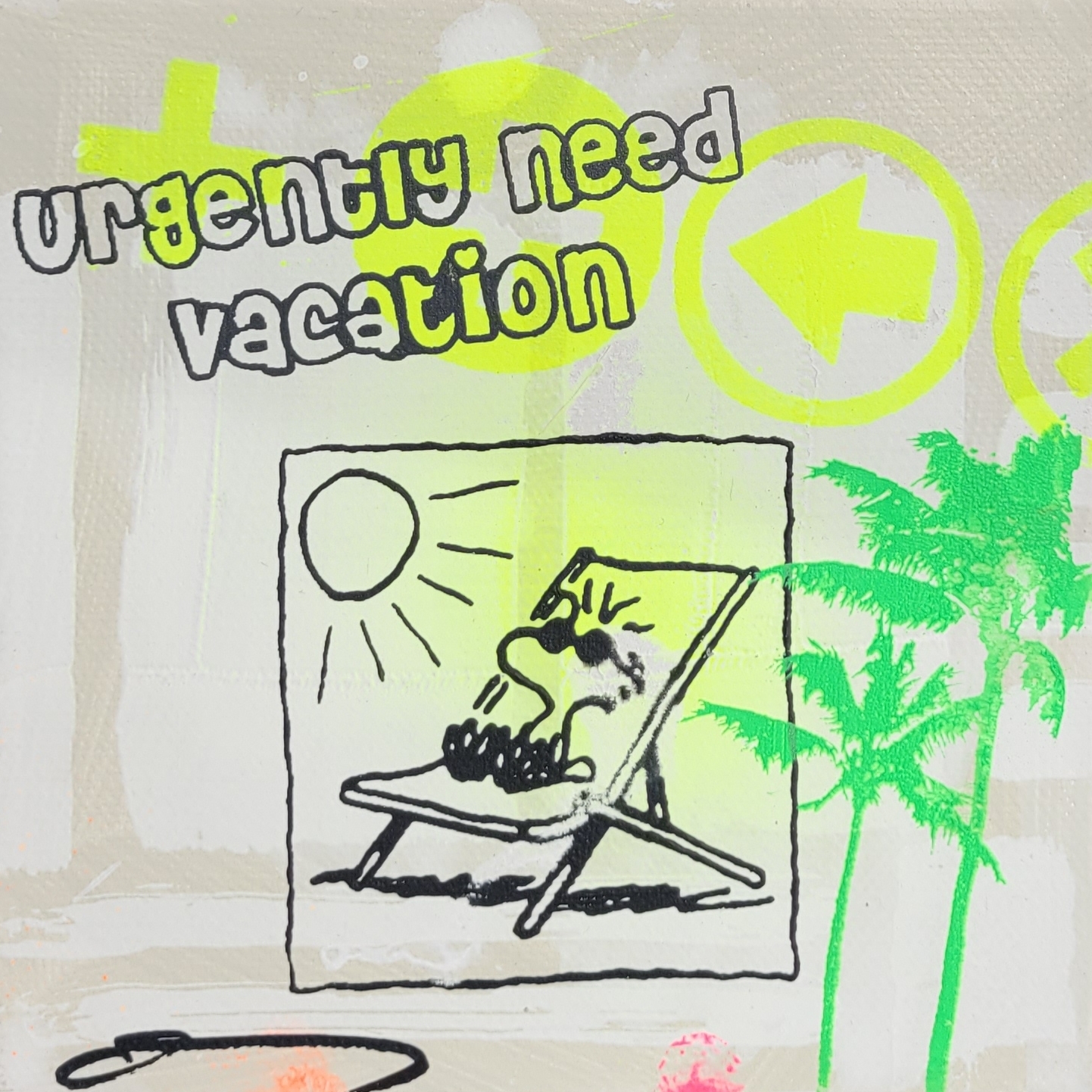 Little Icon von Anna Flores: Woodstock - urgently need vacation