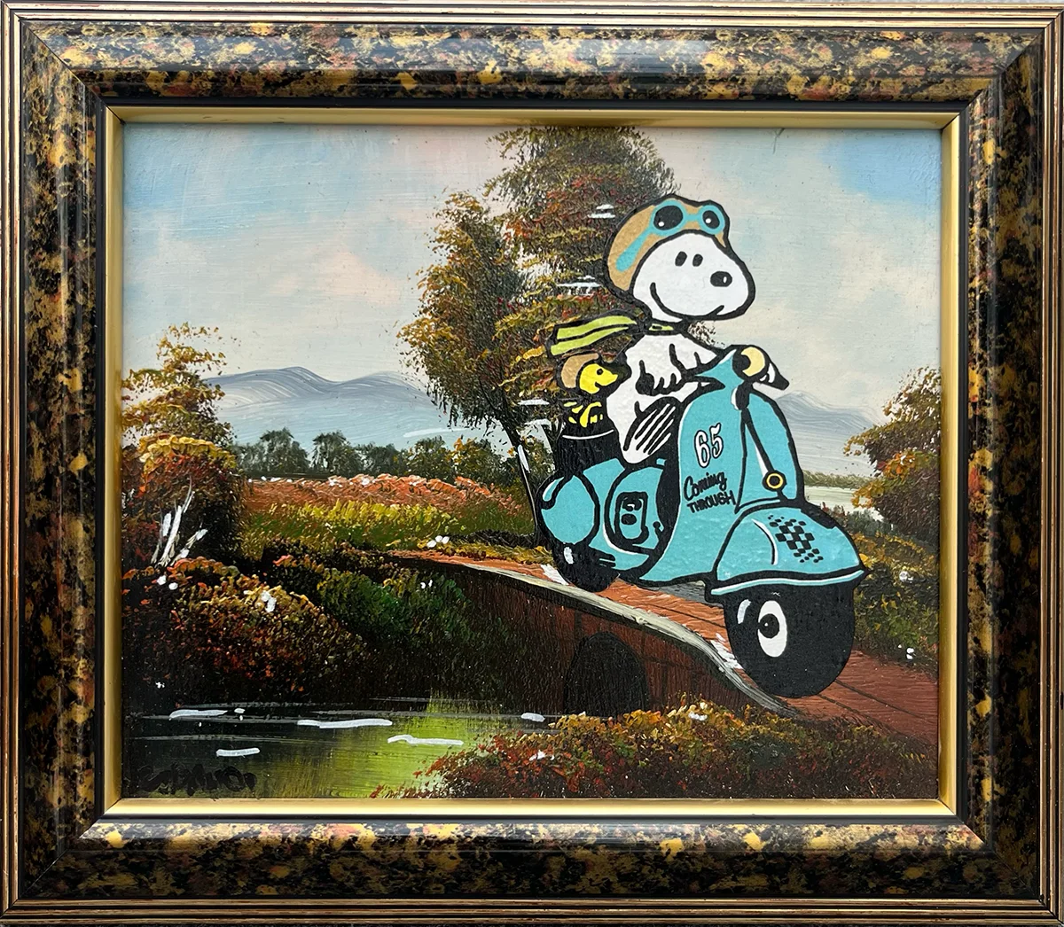 "Snoopy Vespa" von Marisa Rosato